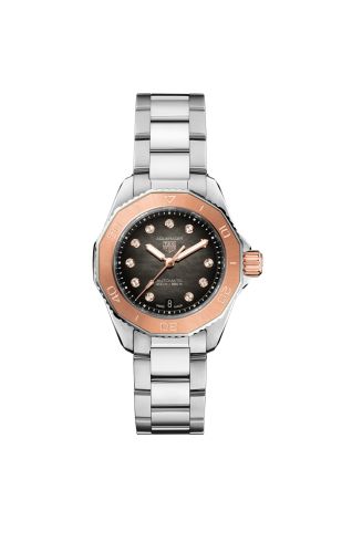 TAG Heuer Aquaracer Professional 200 Automatic 30 Stainless Steel - Rose Gold / Black / Bracelet